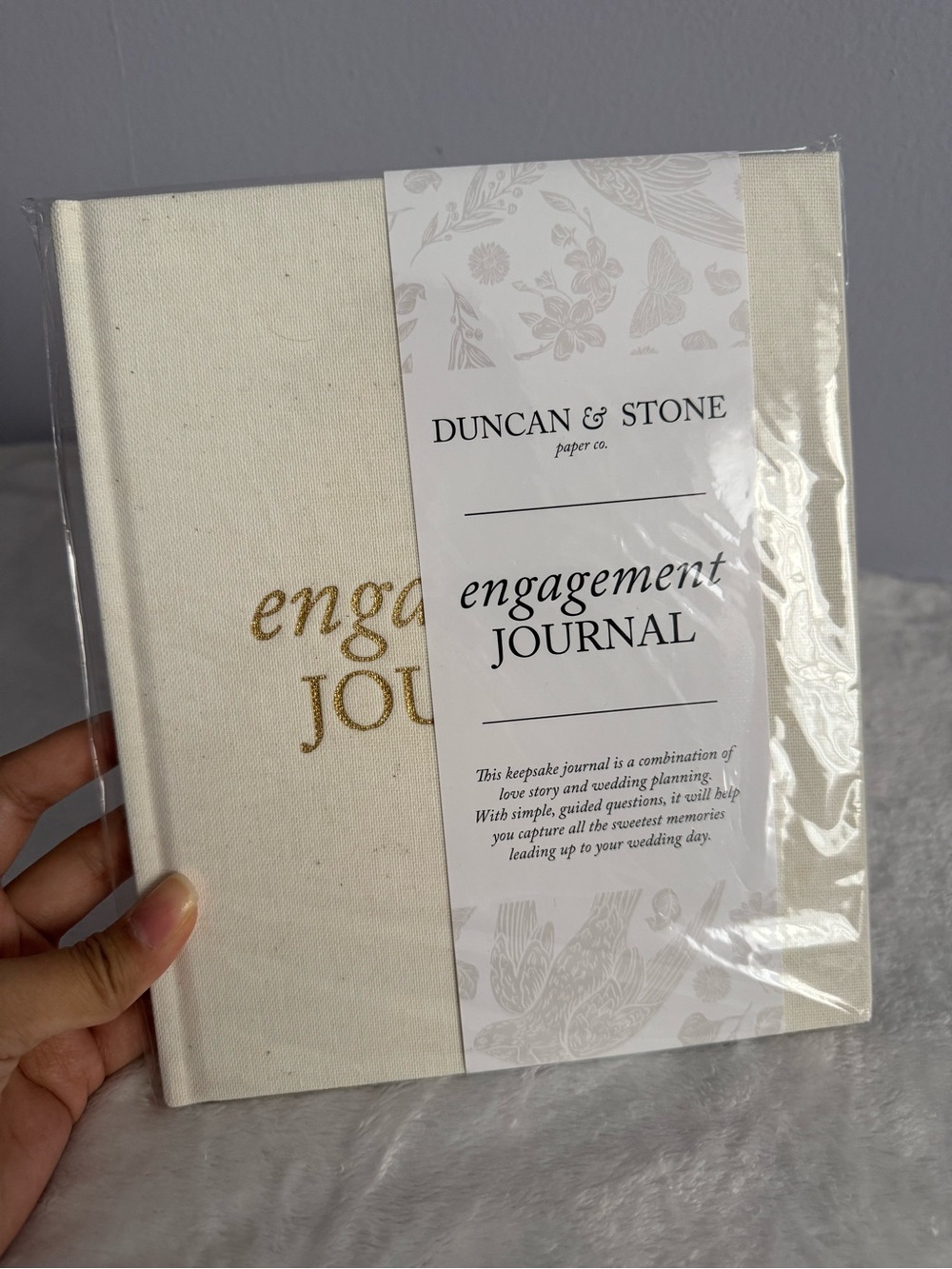 NEW‼️ Cream Engagement Journal